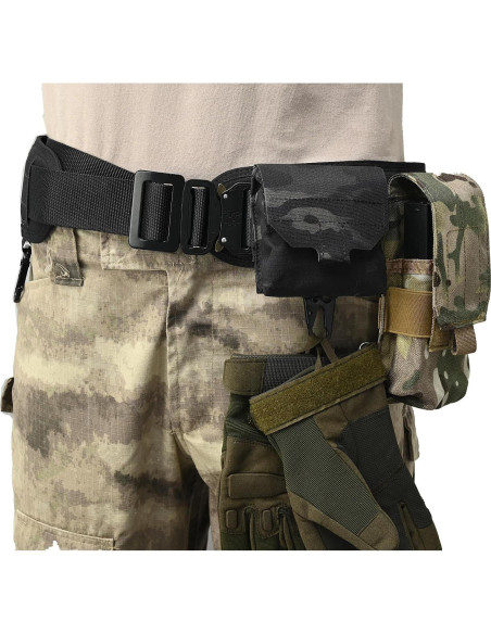 Bolsa Utilitaria Mini Molle SABADO IFAK Nylon 16x6x19.5cm Bolsa Utilitaria Mini Molle SABADO IFAK Nylon 16x6x19.5cm