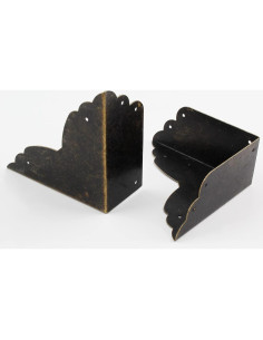 Protectores de Esquinas de Muebles BokWin 4 Pcs Bronce 70mm 2