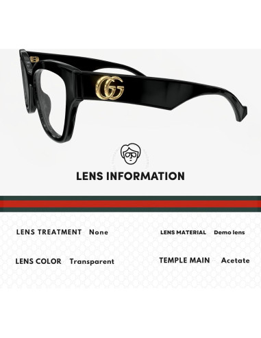 Gafas de Sol Gucci GG1424O Ojo de Gato con Kit eSHADES