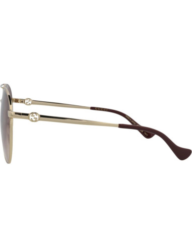 Gafas de sol aviador Gucci GG1088S-002 metal para mujeres