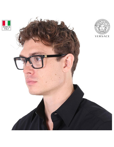Gafas Versace VE3328 No Polarizadas para Hombre - Acetato Negro