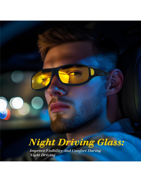 Gafas de Conducción Nocturna Bio-th con Lentes Amarillos UV Gafas de Conducción Nocturna Bio-th con Lentes Amarillos UV