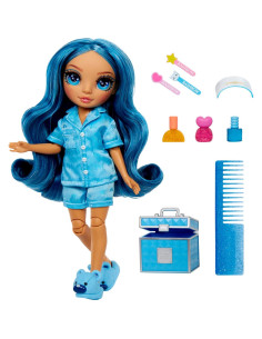 Muñeca Rainbow High Skyler 22.86 cm con Pijama y Accesorios 2
