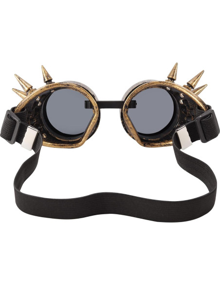 Gafas Steampunk Vintage Lelinta Ajustables con 7 Lentes Intercambiables Gafas Steampunk Vintage Lelinta Ajustables con 7 Lentes Intercambiables