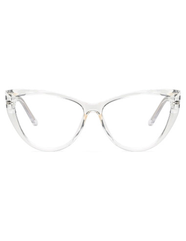 Gafas Cateye Anti Luz Azul Mujeres Lente Clara Reemplazable