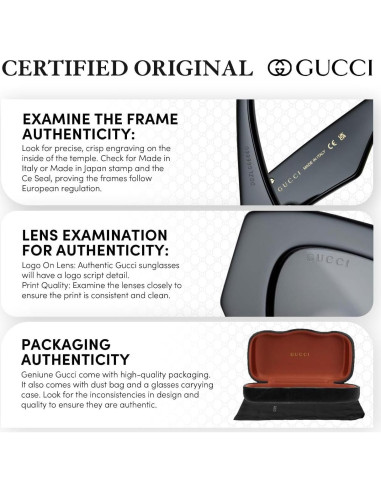 Gafas de Sol Gucci GG1519O con Detalle de Diamante - Kit de Lujo