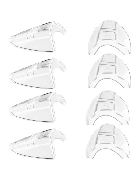 4 Pares de Protectores Laterales para Gafas COMNICO Transparentes 4 Pares de Protectores Laterales para Gafas COMNICO Transparentes