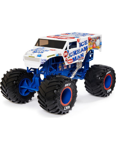 Camión de Helados Monster Jam Spin Master 1:24 Detalles Realistas
