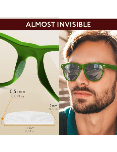 Almohadillas Antideslizantes para Gafas SIGONNA - 6 Pares