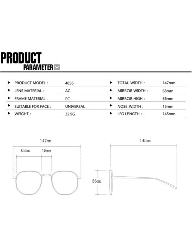 Gafas de Bloqueo de Luz Azul Shiratori para Mujeres - Estilo Preppy