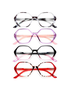 Gafas de Lectura EYEURL 4-Pack Anti Luz Azul 2.0x
