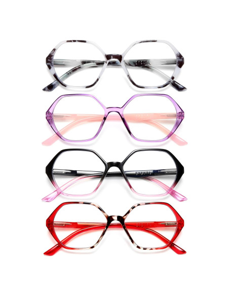 Gafas de Lectura EYEURL 4-Pack Anti Luz Azul 2.0x Gafas de Lectura EYEURL 4-Pack Anti Luz Azul 2.0x