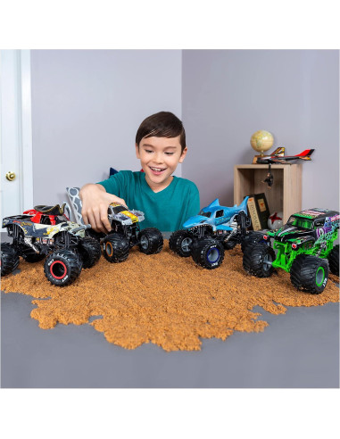 Camión de Helados Monster Jam Spin Master 1:24 Detalles Realistas