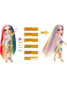 Tiza para el Cabello Rainbow High Amaya - Muñeca 28 cm 2