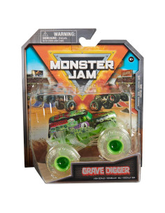 Camión Monstruo Die-Cast Monster Jam Grave Digger 1:64