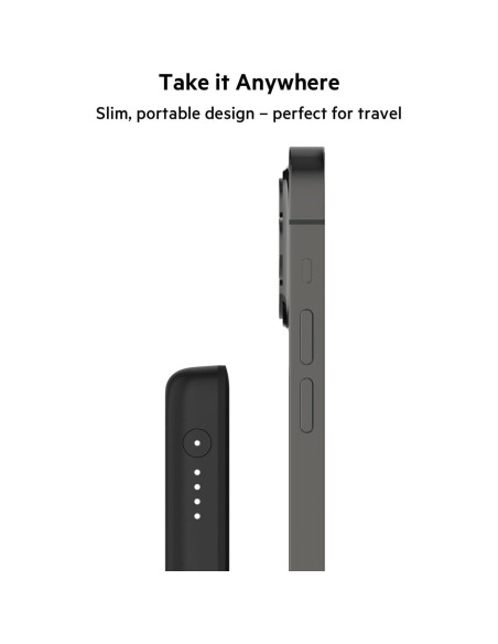 Cargador Portátil Inalámbrico Belkin MagSafe 2500mAh Negro Cargador Portátil Inalámbrico Belkin MagSafe 2500mAh Negro