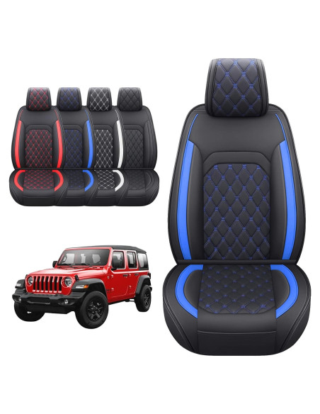 Fundas de Asiento Delantero Aierxuan Jeep Wrangler 2007-2025 Fundas de Asiento Delantero Aierxuan Jeep Wrangler 2007-2025