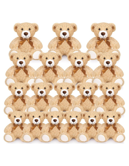 Osos de Peluche Zhanmai 18 Pcs 35 cm Marrón Claro para Fiestas Osos de Peluche Zhanmai 18 Pcs 35 cm Marrón Claro para Fiestas