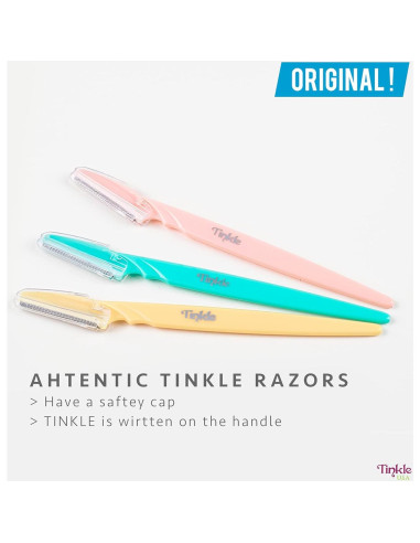 Kit de Dermaplaning Tinkle 3 Piezas - Afeitadora Facial Segura