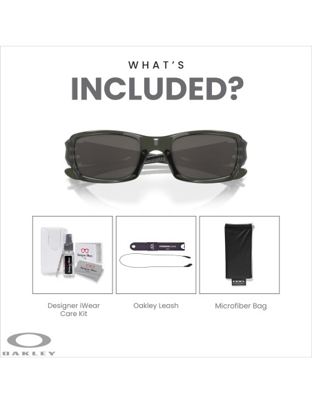 Gafas de sol Oakley Fives Squared OO9238 para hombres + Correa + Kit Gafas de sol Oakley Fives Squared OO9238 para hombres + Correa + Kit