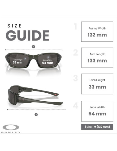 Gafas de sol Oakley Fives Squared OO9238 para hombres + Correa + Kit