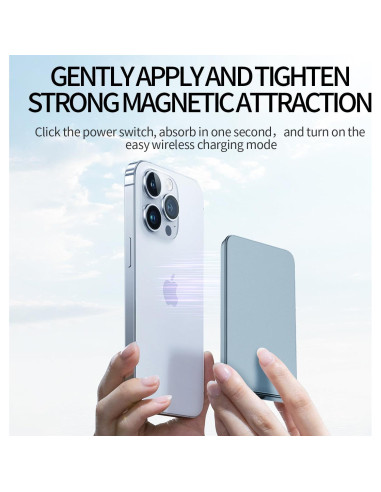 Cargador Portátil Inalámbrico 5000mAh Dongguan Negro