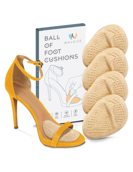 Almohadillas Metatarsales Walkize para Mujeres - Alivio Dolor Beige Almohadillas Metatarsales Walkize para Mujeres - Alivio Dolor Beige