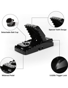 Trampas para Ratones Reutilizables USKICH - 6 Unidades Efectivas 2