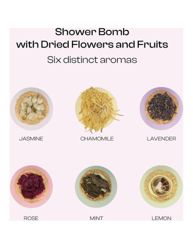 Set de 6 Bombas de Baño de Lujo BoBoSweeTree - Autocuidado Floral