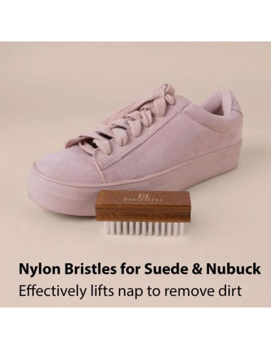 Juego de Cepillos de Ante y Nubuck FootFitter - 2 Piezas