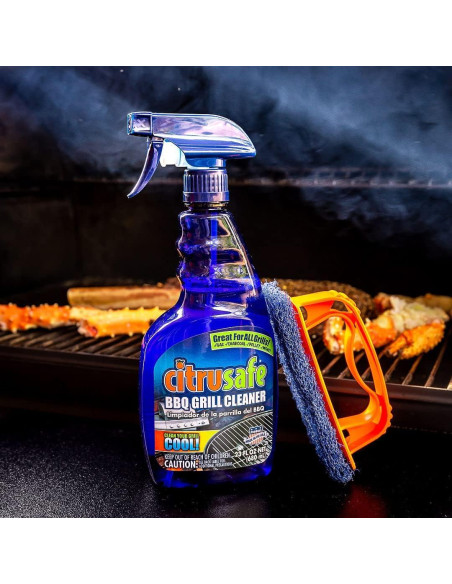Limpiador de Parrilla CitruSafe 680ml - Spray Desengrasante Natural Limpiador de Parrilla CitruSafe 680ml - Spray Desengrasante Natural