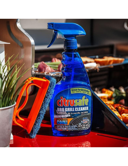Limpiador de Parrilla CitruSafe 680ml - Spray Desengrasante Natural Limpiador de Parrilla CitruSafe 680ml - Spray Desengrasante Natural