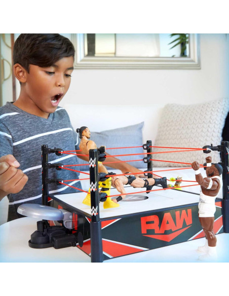 Set de Juego WWE Wrekkin Kickout Ring Mattel 41.4x32.3x52.3 cm Set de Juego WWE Wrekkin Kickout Ring Mattel 41.4x32.3x52.3 cm