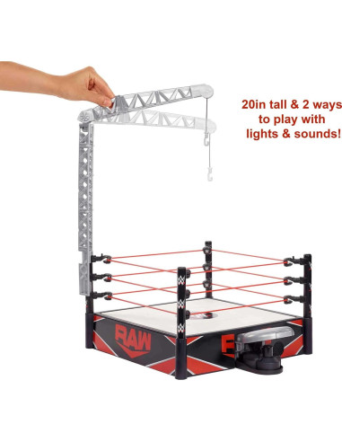 Set de Juego WWE Wrekkin Kickout Ring Mattel 41.4x32.3x52.3 cm
