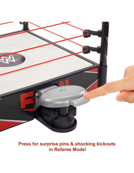 Set de Juego WWE Wrekkin Kickout Ring Mattel 41.4x32.3x52.3 cm Set de Juego WWE Wrekkin Kickout Ring Mattel 41.4x32.3x52.3 cm