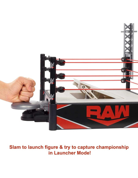 Set de Juego WWE Wrekkin Kickout Ring Mattel 41.4x32.3x52.3 cm Set de Juego WWE Wrekkin Kickout Ring Mattel 41.4x32.3x52.3 cm