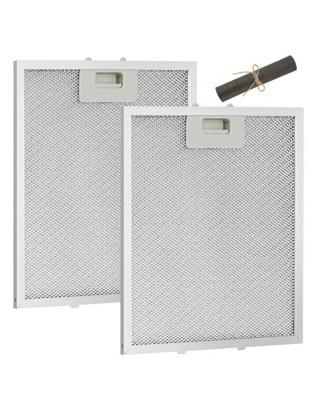 Filtro de Grasa W10169961A Fetechmate 2PC 30.48x26.67cm Filtro de Grasa W10169961A Fetechmate 2PC 30.48x26.67cm