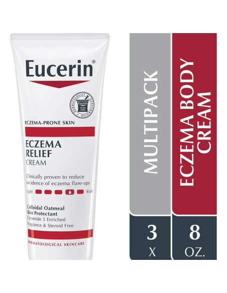 Crema Eucerin Alivio Eczema 3 Tubos 226.8 g Hidratante Crema Eucerin Alivio Eczema 3 Tubos 226.8 g Hidratante