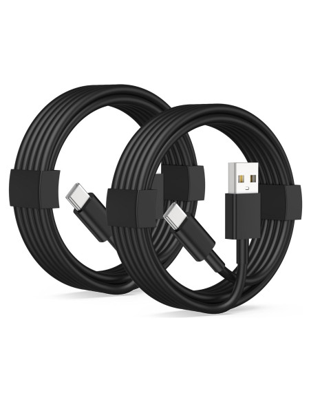 Cable Carplay USB A a USB C 3FT LUOSIKE 2Pack Negro Cable Carplay USB A a USB C 3FT LUOSIKE 2Pack Negro