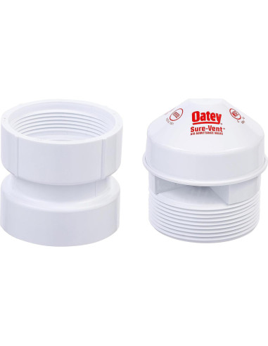 Válvula de Admisión de Aire Oatey Sure-Vent 3.81 cm - 5.08 cm PVC