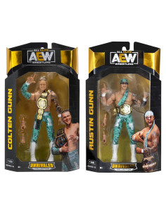 Juego de 2 Anillos de Lucha Libre AEW Los Gunns 16