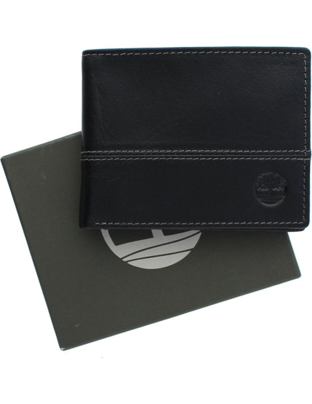Cartera Trifold de Cuero Genuino Timberland para Hombre Cartera Trifold de Cuero Genuino Timberland para Hombre