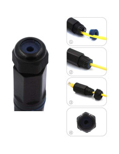 Acoplador RJ45 Impermeable IP68 VCE CAT6 Femenino 2-Pack 2