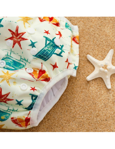 Pañales de Natación HappyFlute Reutilizables 0-3 Años