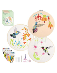 Kit de Bordado Bonroy BY-91 para Principiantes - Flores