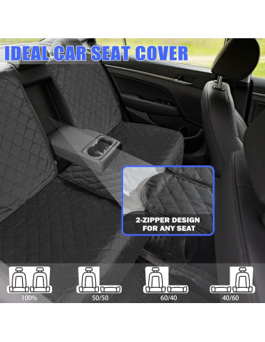 Funda de Asiento para Perro Yonktoo GD-032A-B Impermeable 135 cm