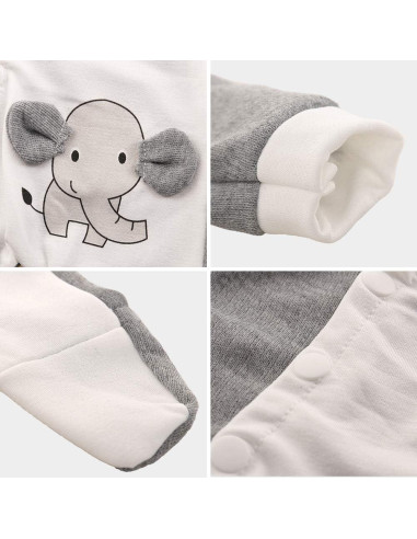 Conjunto de Ropa para Muñeca Enoch Elefante 35 cm Hecho a Mano