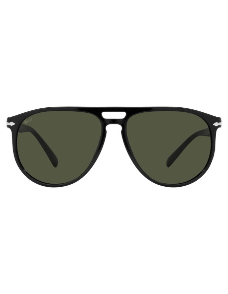 Gafas de sol Persol PO3311S Aviador Negro Verde 55mm Gafas de sol Persol PO3311S Aviador Negro Verde 55mm