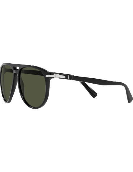 Gafas de sol Persol PO3311S Aviador Negro Verde 55mm Gafas de sol Persol PO3311S Aviador Negro Verde 55mm