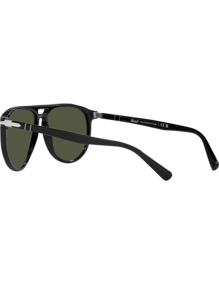 Gafas de sol Persol PO3311S Aviador Negro Verde 55mm Gafas de sol Persol PO3311S Aviador Negro Verde 55mm